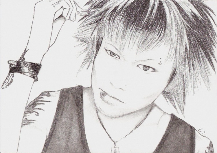 Fonds d'cran Art - Crayon Portraits Kyo_Dir en grey