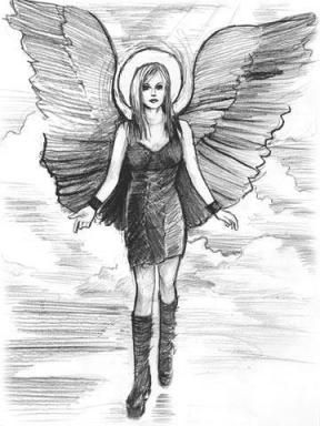 Wallpapers Art - Pencil Fantasy - Angels Dessin