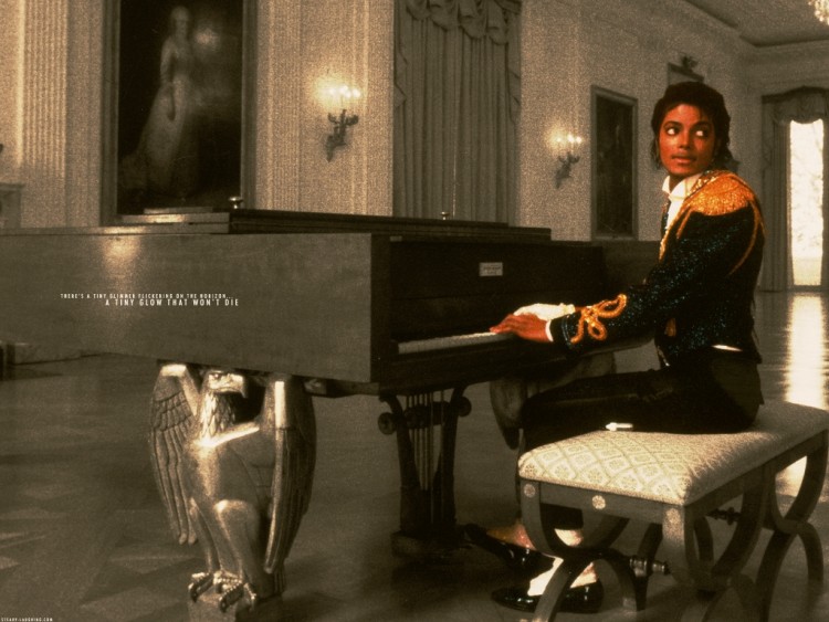 Wallpapers Music Michael Jackson Michael  la Maison Blanche