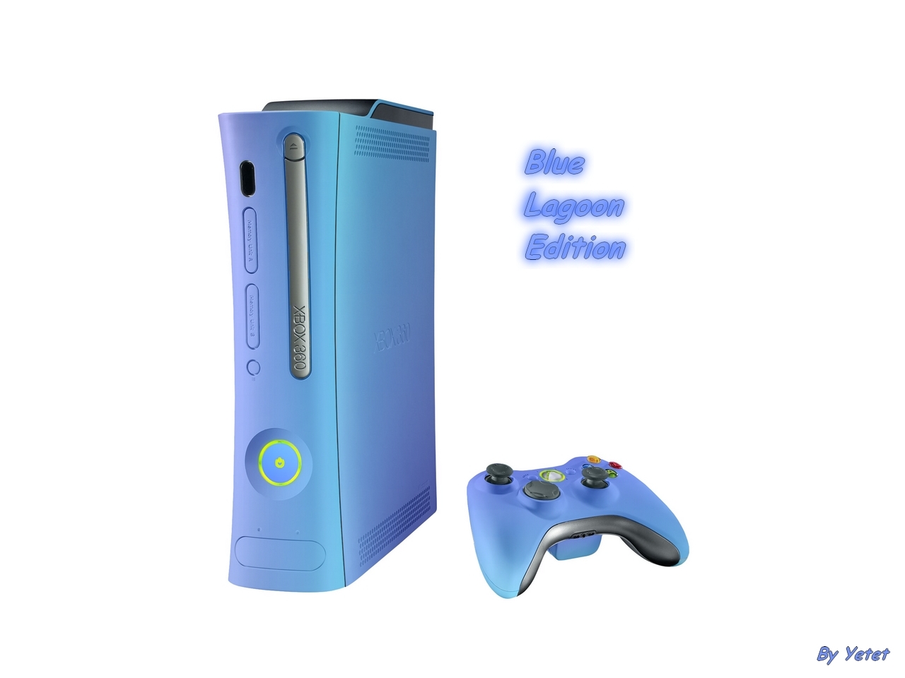 Wallpapers Video Games Xbox 360 XBox 360 Blue Lagoon Edition