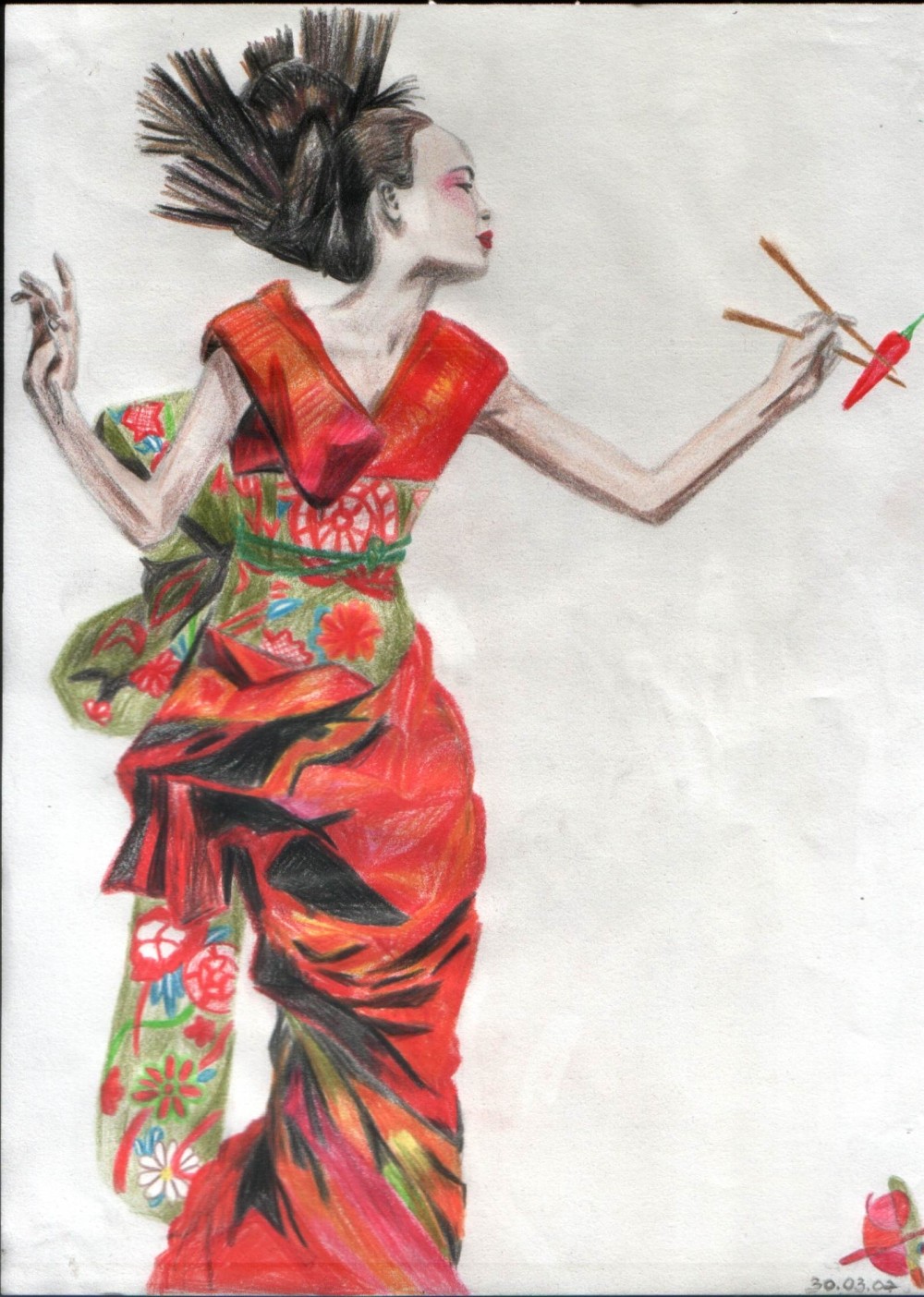 Wallpapers Art - Pencil Fashion 