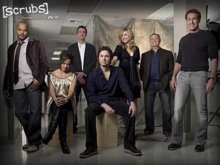 Wallpapers TV Soaps Scrubs Scrubs team