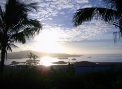 Fonds d'cran Nature Coucher de soleil a mayotte.