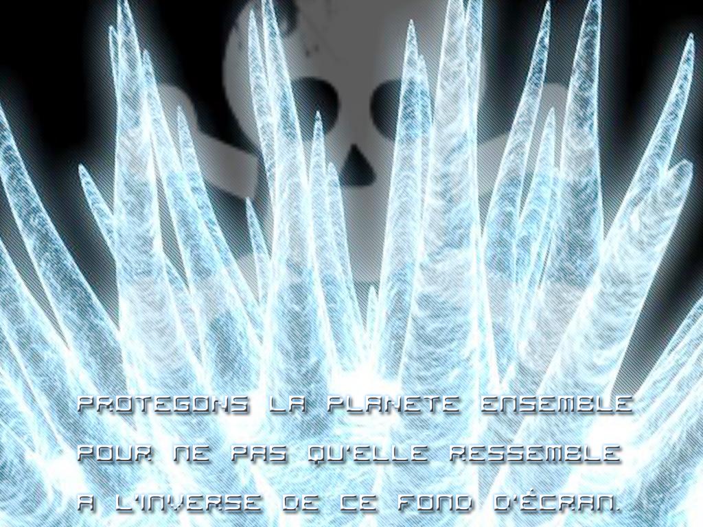 Wallpapers Digital Art Messages Protegez la plante.