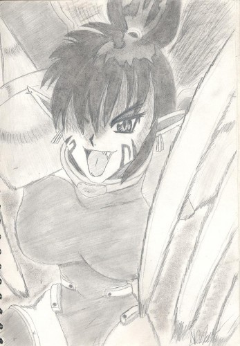 Fonds d'cran Art - Crayon Manga - Devil Devil garvera l'executrice