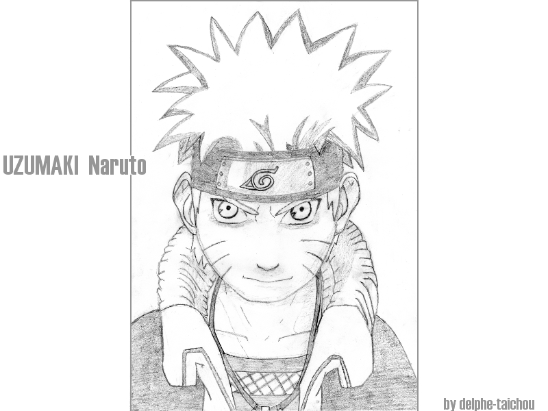 Wallpapers Art - Pencil Manga - Naruto Naruto-kun