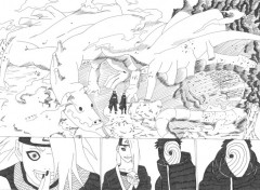 Fonds d'cran Art - Crayon Tobi et deidara