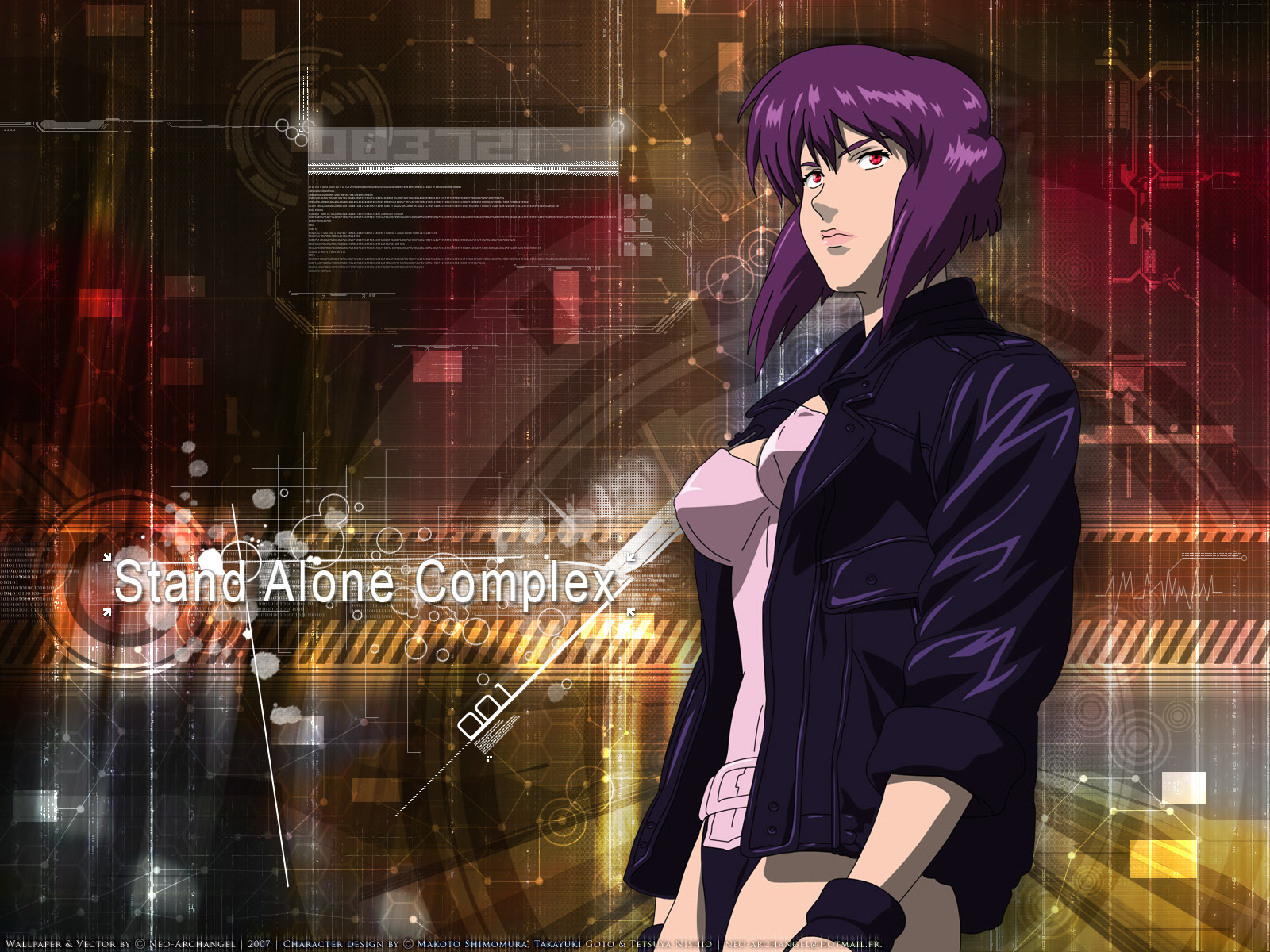 Wallpapers Cartoons Ghost In The Shell : Stand Alone Complex Major Motoko Kusanagi