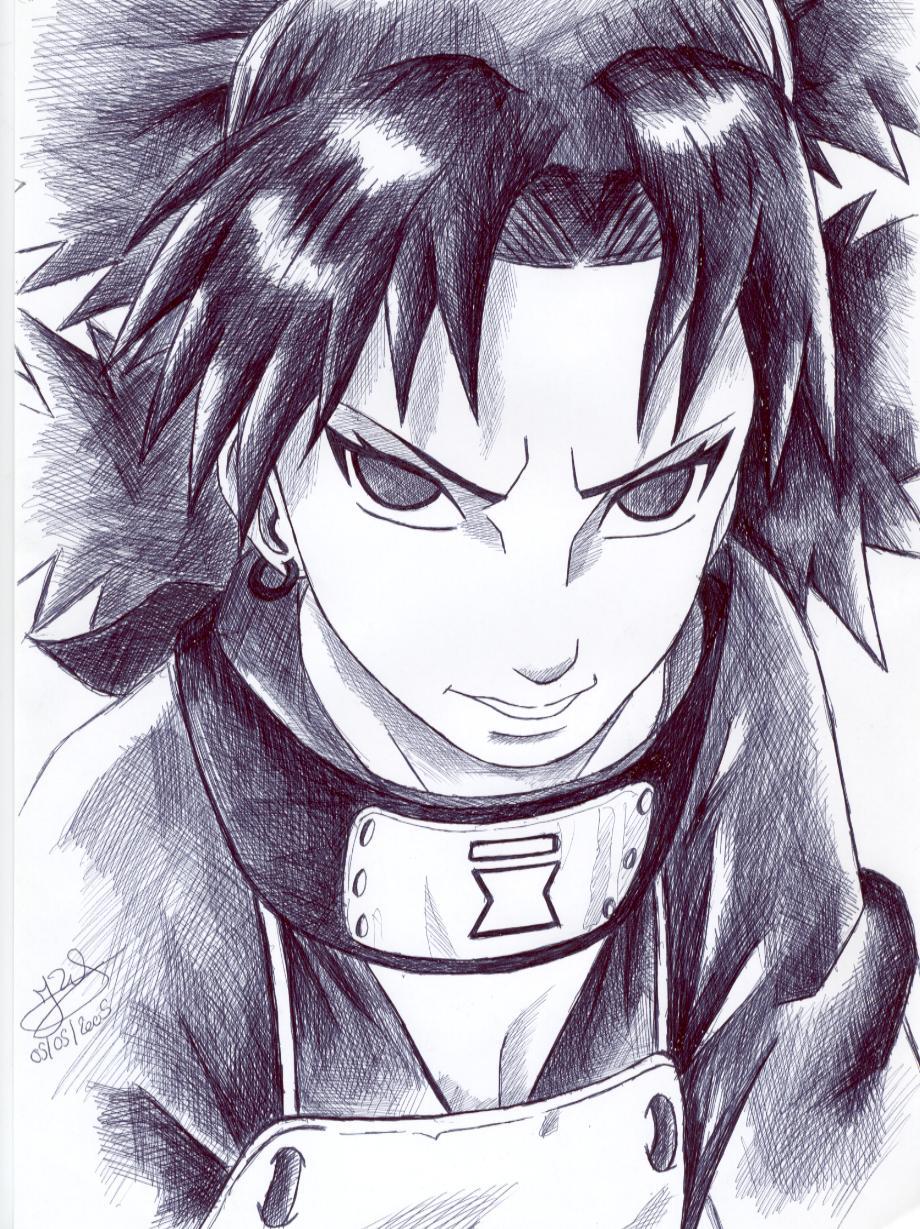 Fonds d'cran Art - Crayon Manga - Naruto temari