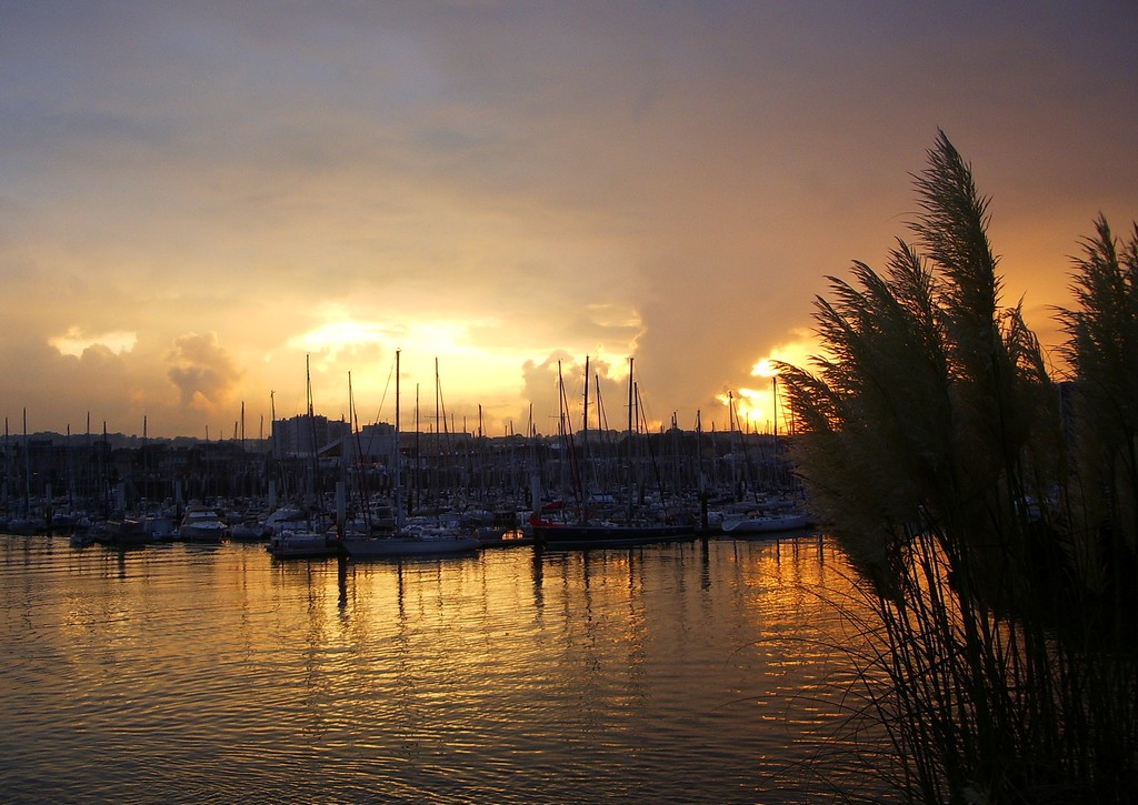 Fonds d'cran Constructions et architecture Ports - Quais port de plaisance de Cherbourg