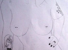 Fonds d'cran Erotic Art Femme nue 4 (pas termine)