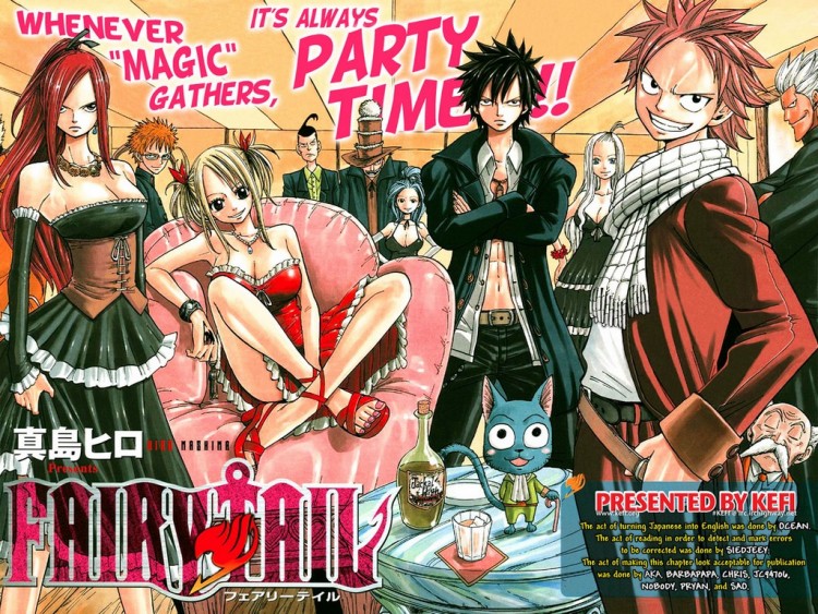 Fonds d'cran Manga Divers fairy tail team