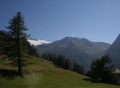 Fonds d'cran Nature Vu sur le glacier...