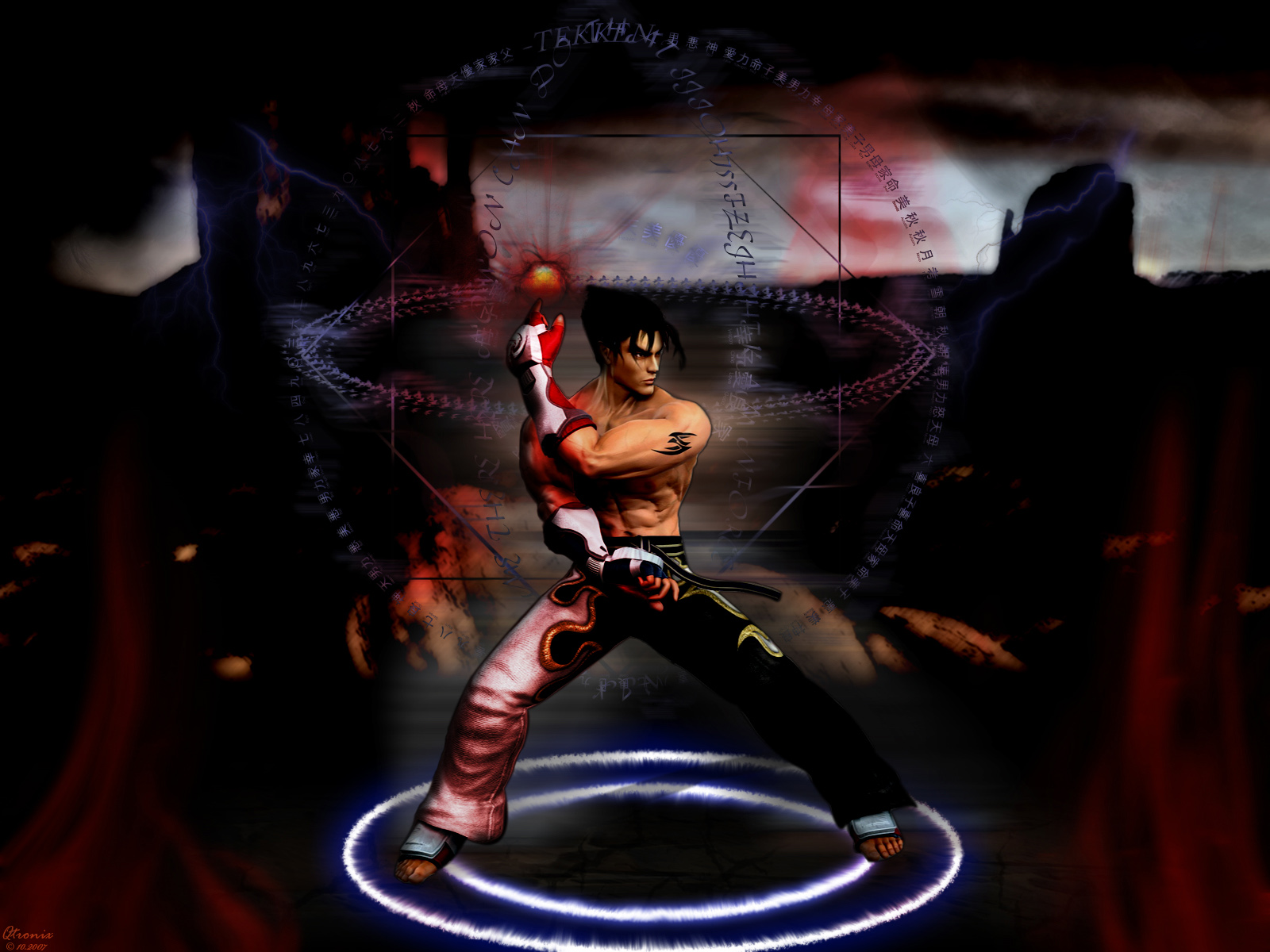 Fonds d'cran Jeux Vido Tekken 5 Jin in extreme power