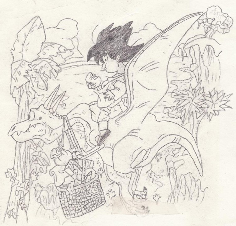 Fonds d'cran Art - Crayon Manga - Dragon Ball Z Wallpaper N180086