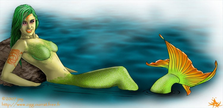 Wallpapers Digital Art Fantaisy siren