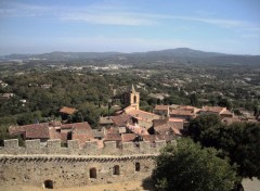 Fonds d'cran Constructions et architecture le village de grimaud dans le var