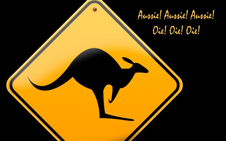 Fonds d'cran Voyages : Ocanie Australie Kangaroo Roadsign