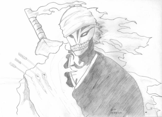 Fonds d'cran Art - Crayon Manga - Bleach ichigo