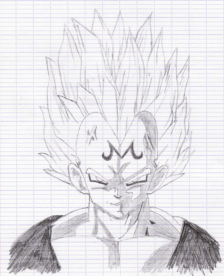 Wallpapers Art - Pencil Manga - Dragon Ball Z Vegeta