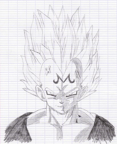 Wallpapers Art - Pencil Manga - Dragon Ball Z Vegeta