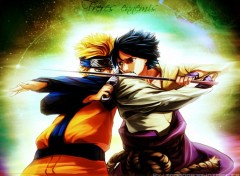 Wallpapers Manga naruto vs sasuke