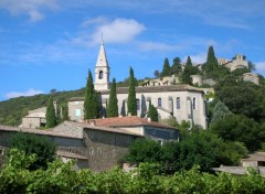 Fonds d'cran Constructions et architecture Village de la Roque sur Cze dans l'Ardche