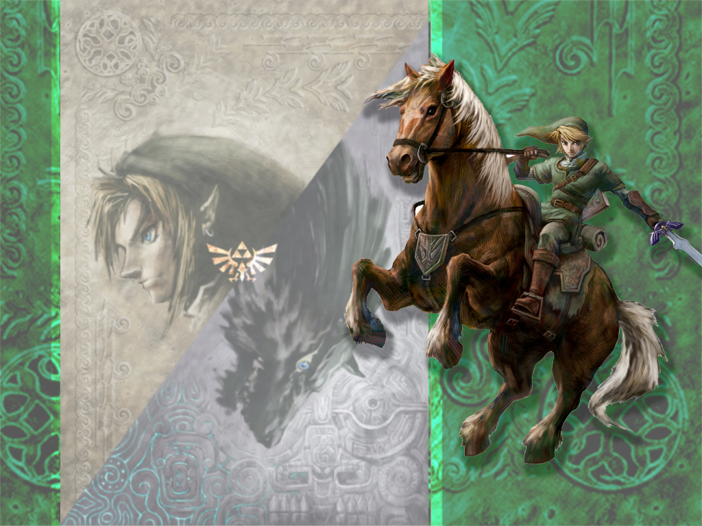 Wallpapers Video Games The Legend of Zelda : Twilight Princess Link  cheval