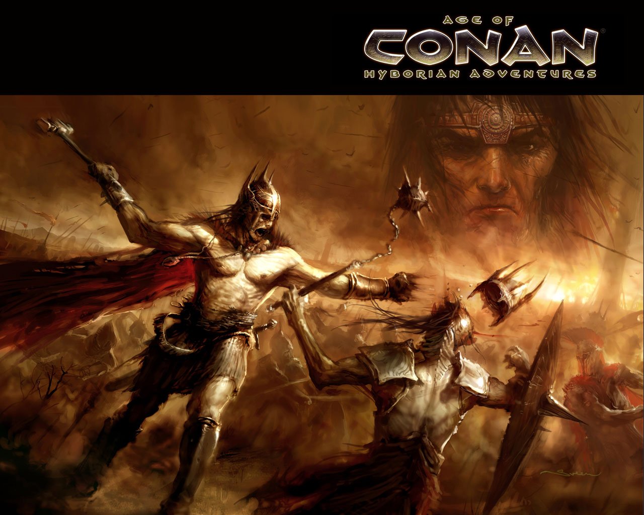 Fonds d'cran Jeux Vido Age of Conan - Hyborian Adventures 