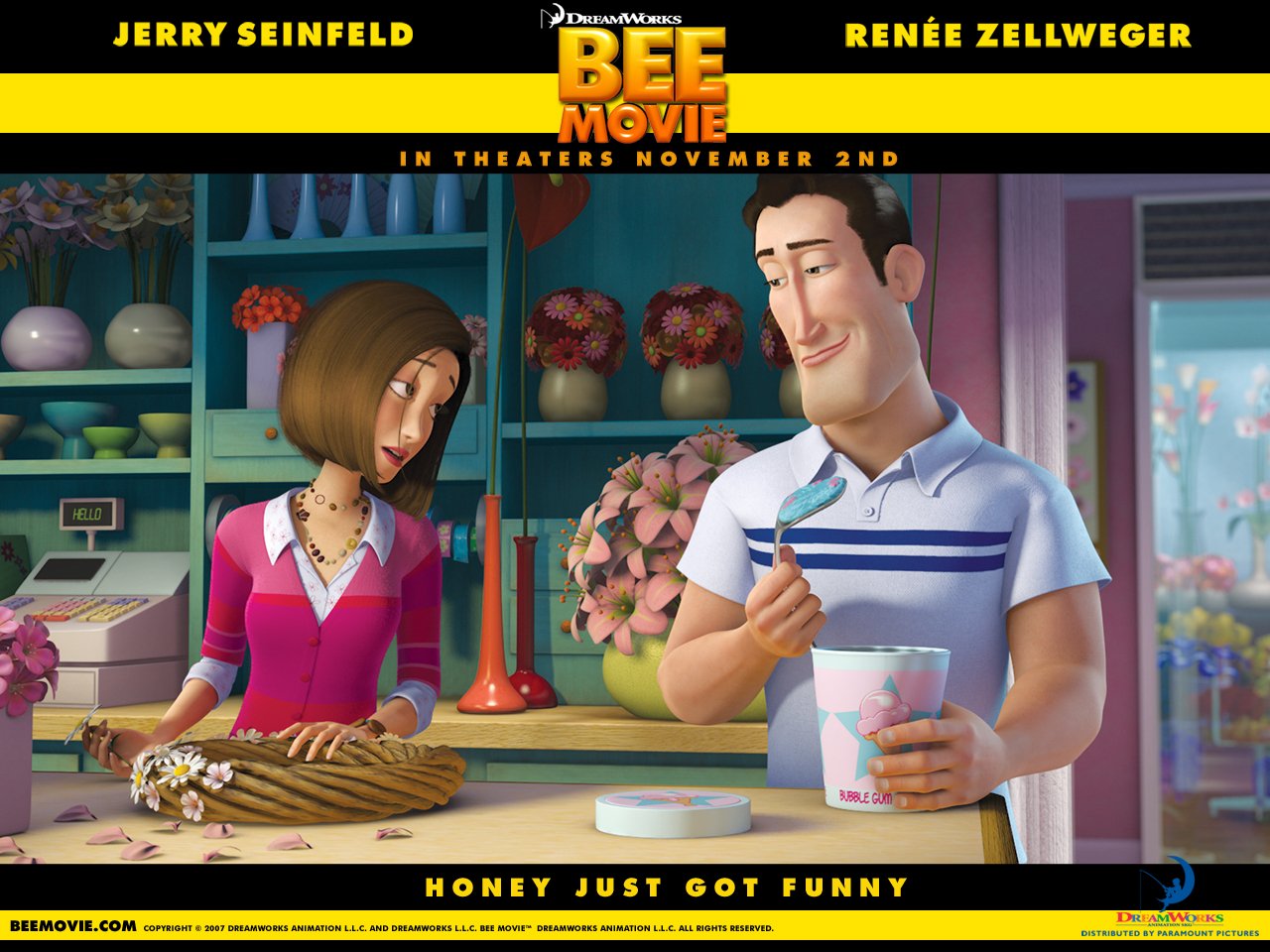 Fonds d'cran Dessins Anims Bee Movie - Drle d'Abeille 