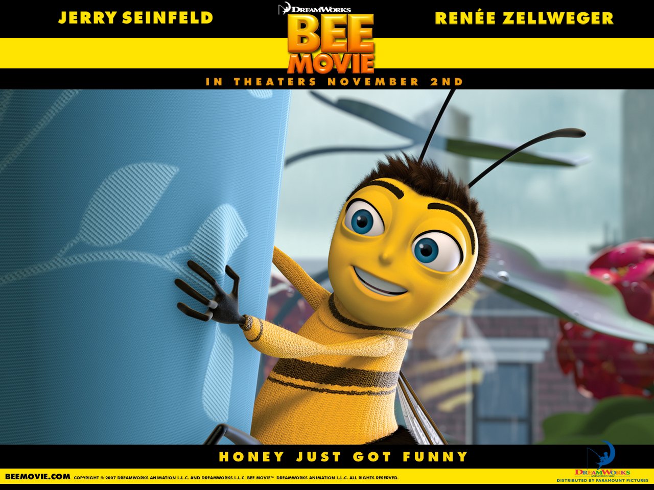 Fonds d'cran Dessins Anims Bee Movie - Drle d'Abeille 