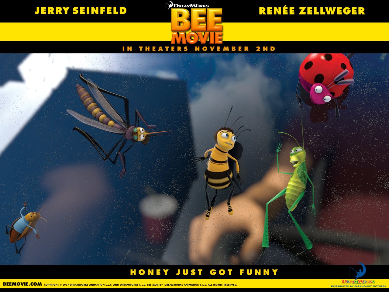 Fonds d'cran Dessins Anims Bee Movie - Drle d'Abeille 