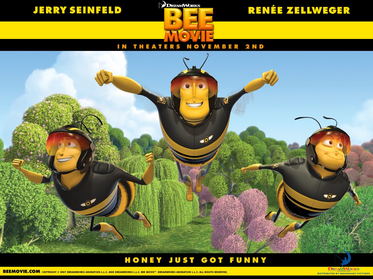 Fonds d'cran Dessins Anims Bee Movie - Drle d'Abeille 