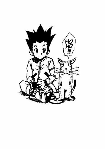 Fonds d'cran Art - Crayon Manga - Hunter X Hunter Gon