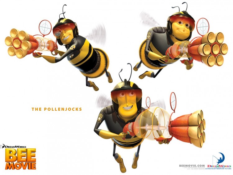 Fonds d'cran Dessins Anims Bee Movie - Drle d'Abeille Wallpaper N180945