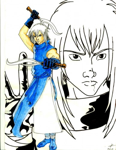 Fonds d'cran Art - Crayon Manga - Samura Deeper Kyo shinrei