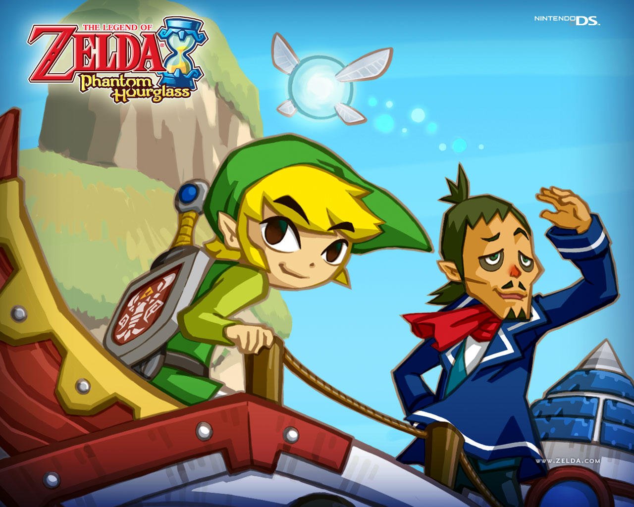 Fonds d'cran Jeux Vido The Legend Of Zelda : Phantom Hourglass 