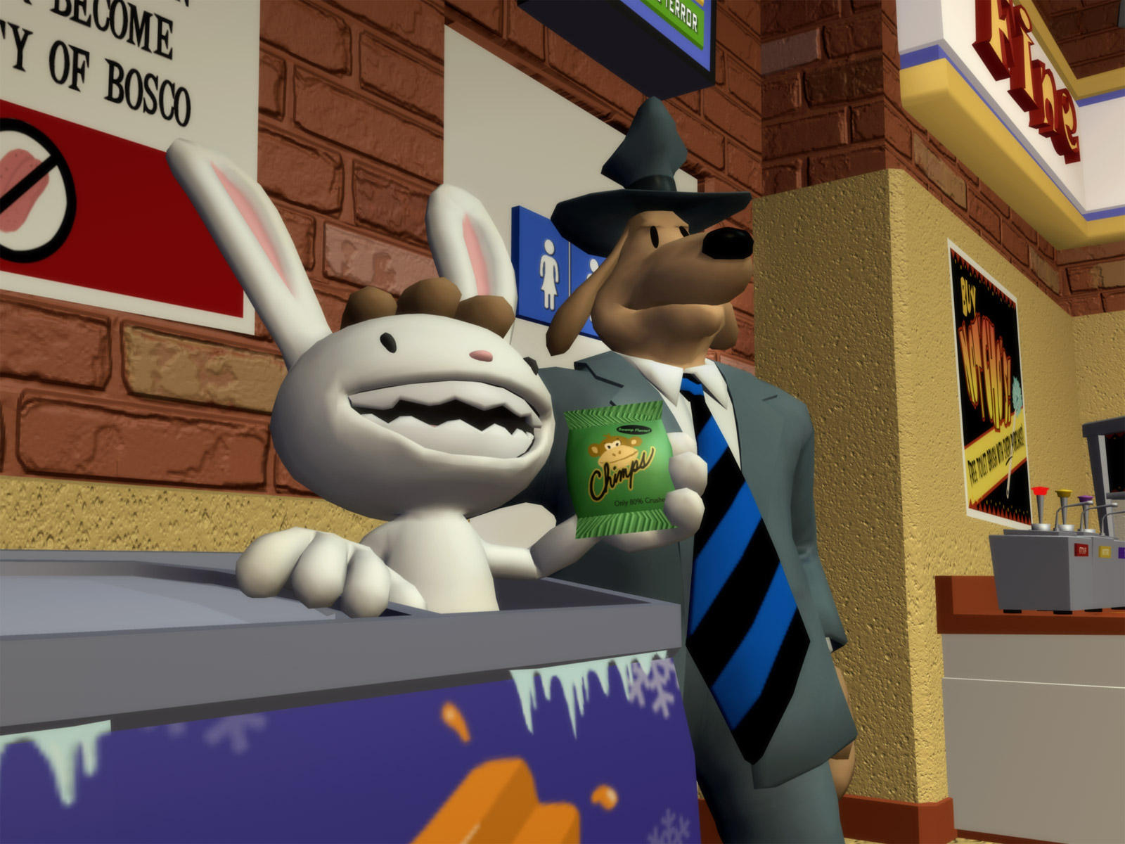 Fonds d'cran Jeux Vido Sam And Max 