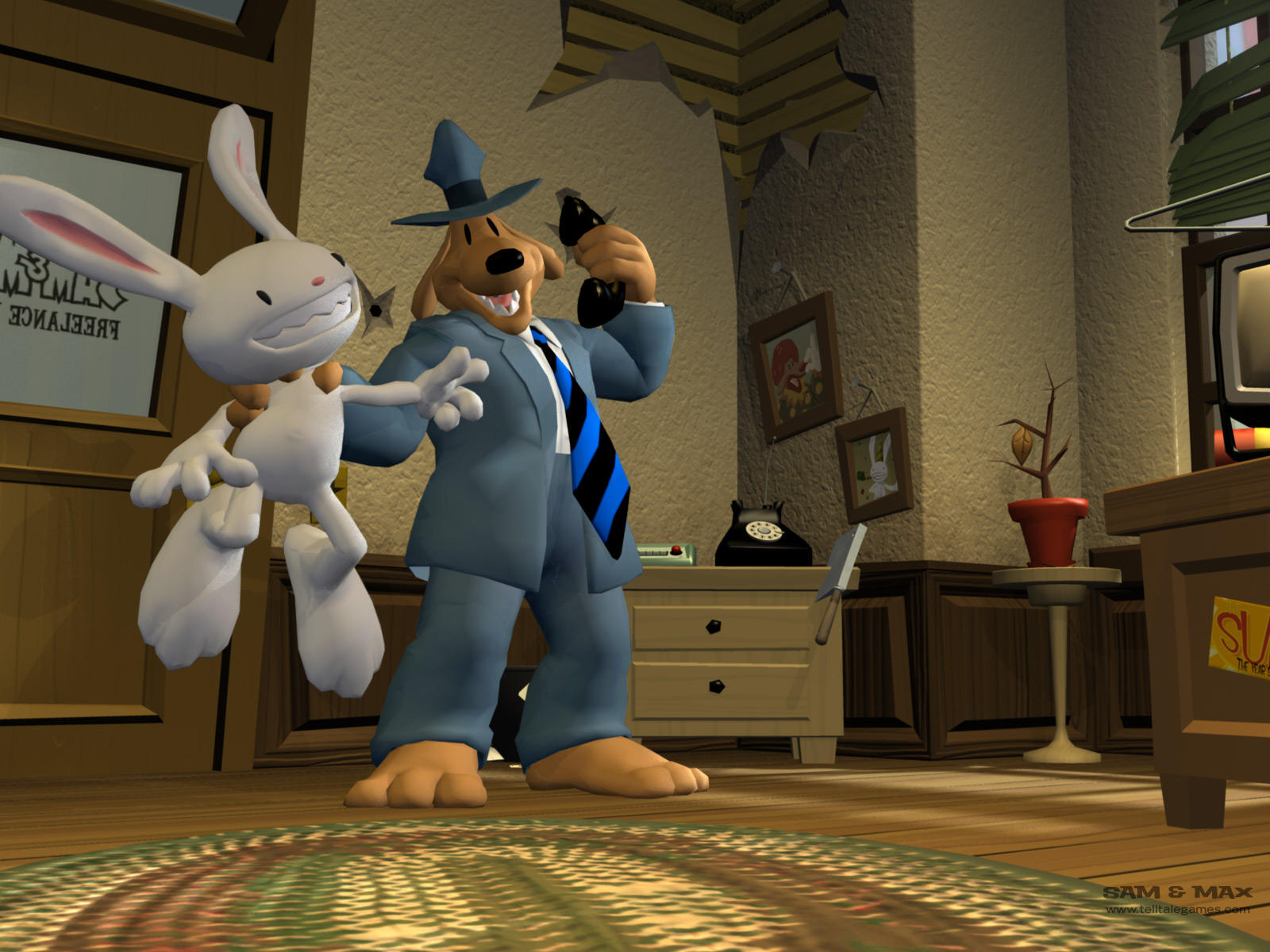 Fonds d'cran Jeux Vido Sam And Max 