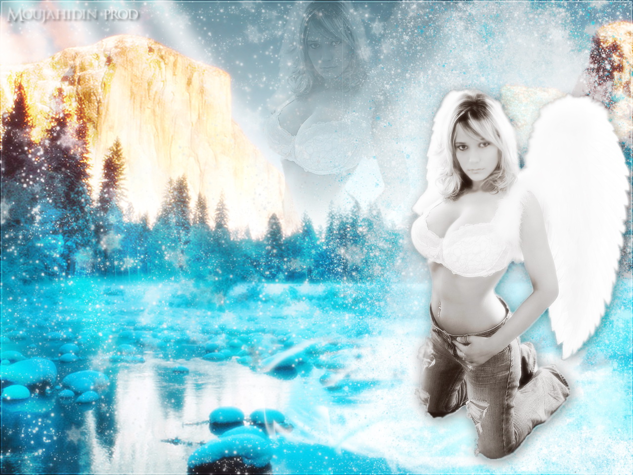 Wallpapers Fantasy and Science Fiction Angels cold angel