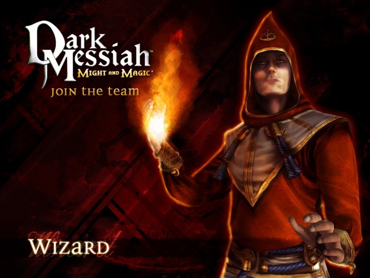 Fonds d'cran Jeux Vido Dark Messiah of Might and Magic Wizard