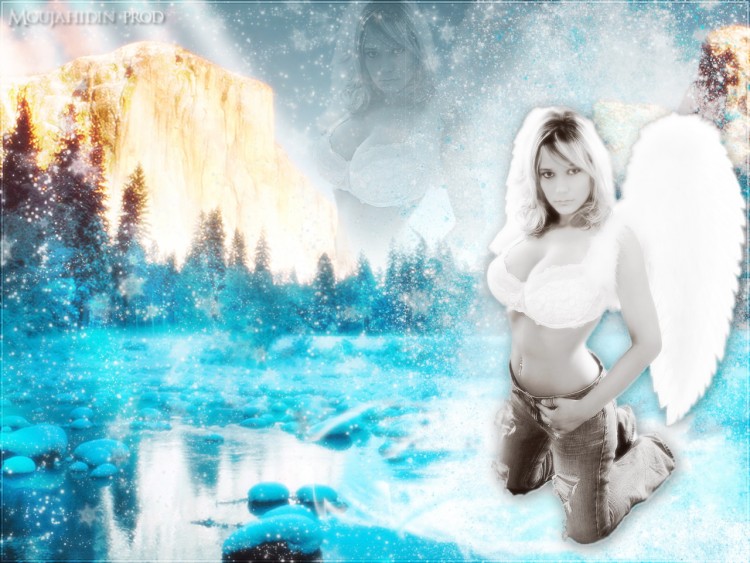 Wallpapers Fantasy and Science Fiction Angels cold angel