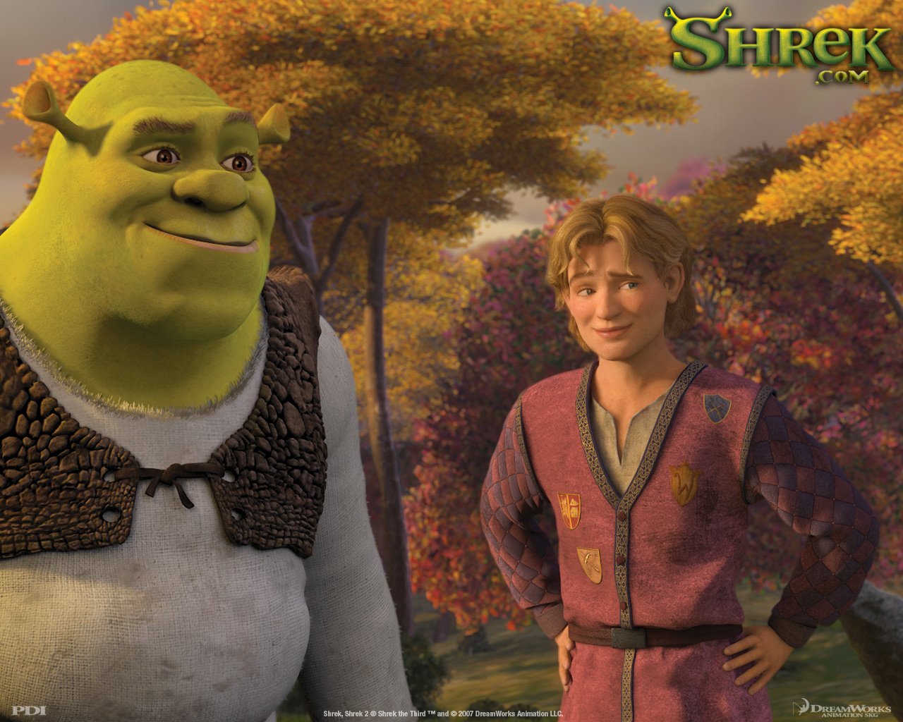 Wallpapers Cartoons Shrek 3 