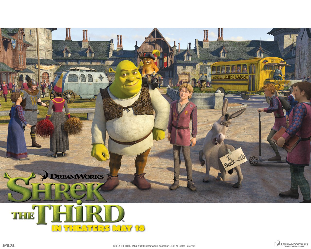 Wallpapers Cartoons Shrek 3 