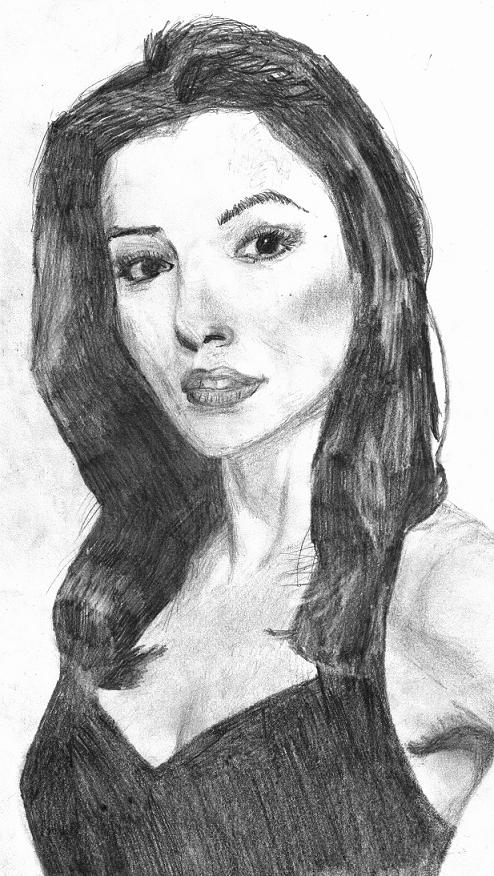 Wallpapers Art - Pencil Portraits eva