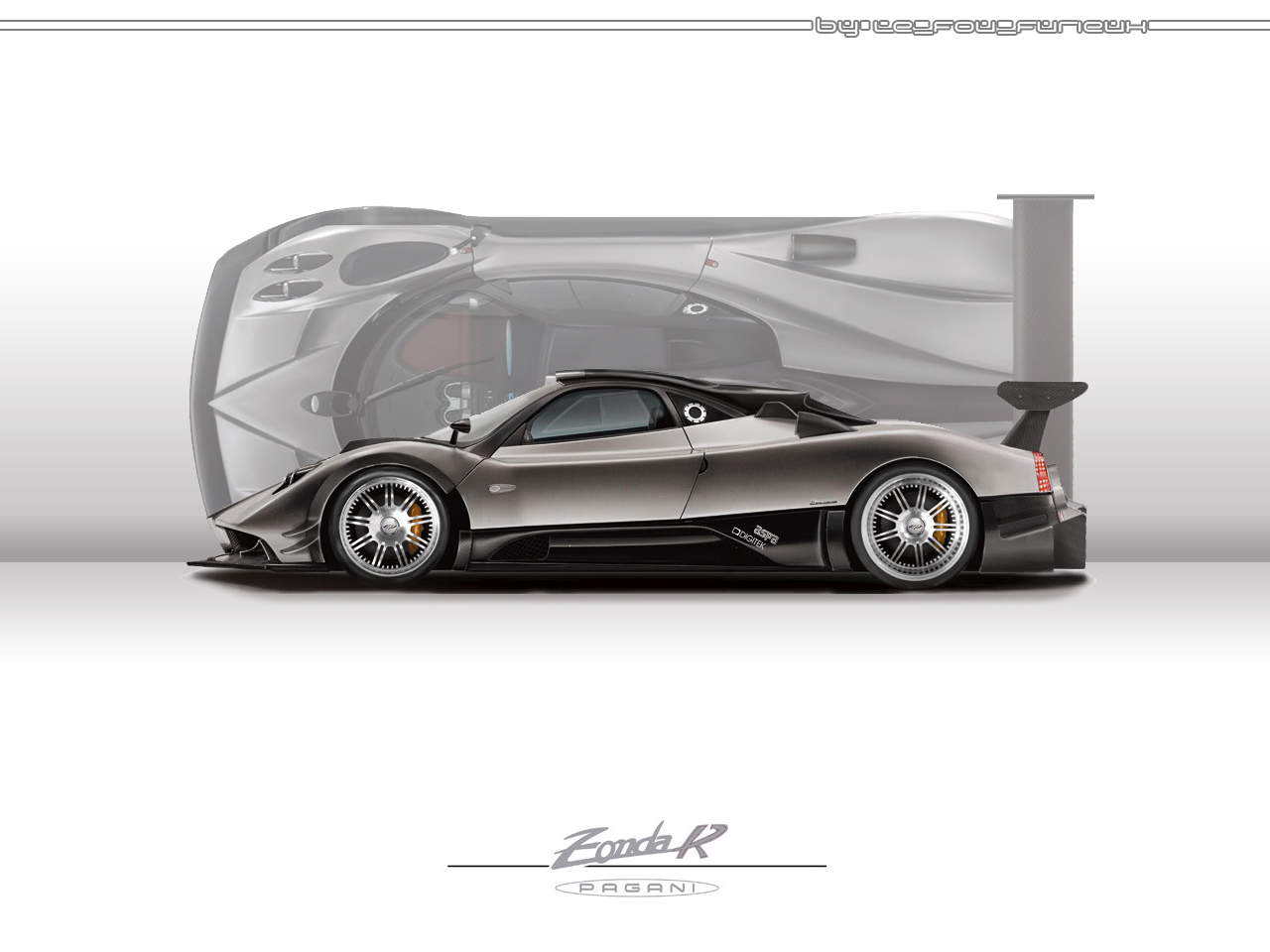 Wallpapers Cars Pagani Pagani Zonda R - latral