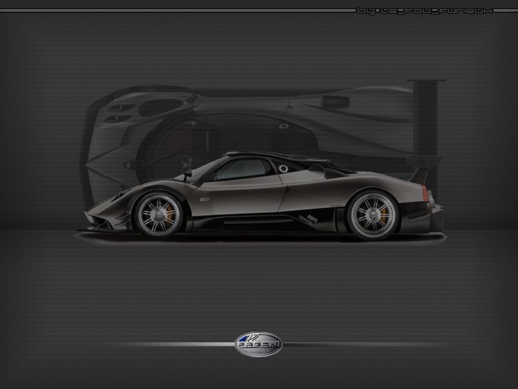 Fonds d'cran Voitures Pagani Pagani Zonda R - latral carbone