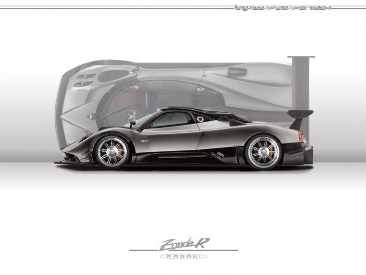 Wallpapers Cars Pagani Pagani Zonda R - latral