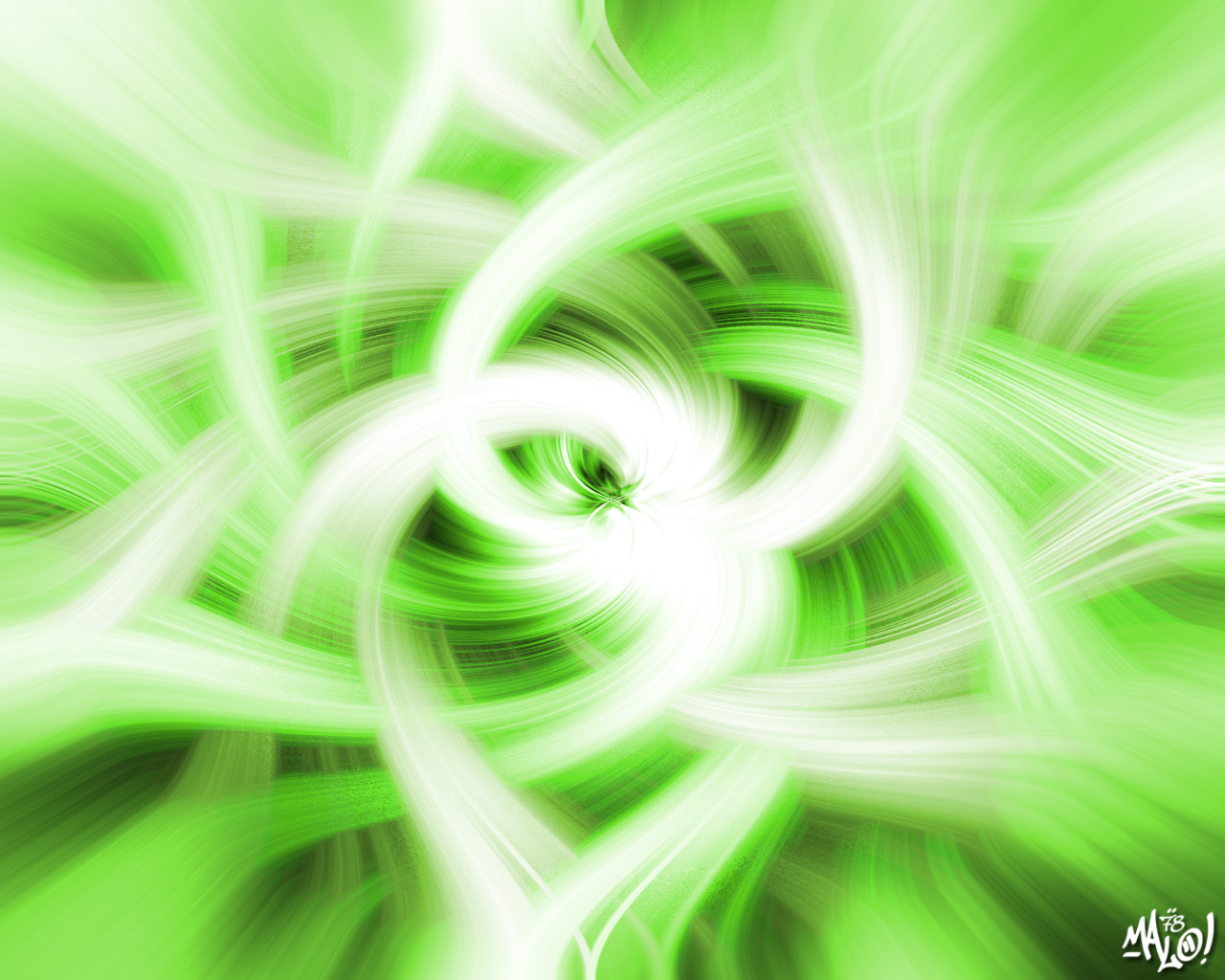 Wallpapers Digital Art Abstract Malo Abstrait vert 005