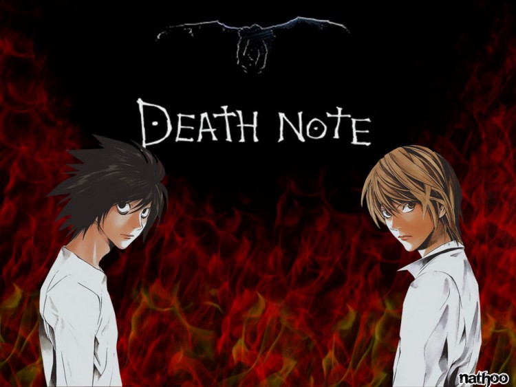 Fonds d'cran Manga Death Note L et Kira